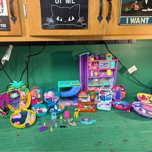Polly Pocket Mini Playset Collection - Purple & Teal